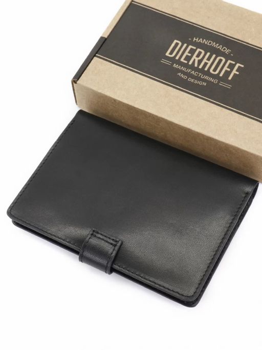Мужская кожаная обложка для паспорта и автодокументов Dierhoff Д 6015-904 - Sergio valentini фото 4