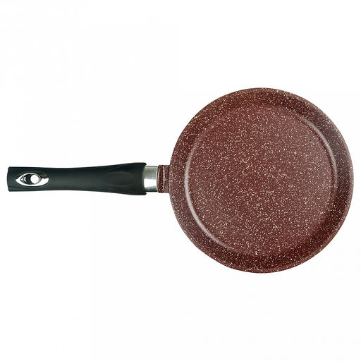 Сковорода блинная с тефлоновым покрытием д22см "Шоколад", h2см, s0,3см, ручка из термостойкого пластика (Россия)