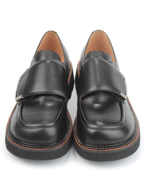 03-DYX02-2 BLACK Полуботинки женские (натуральная кожа)