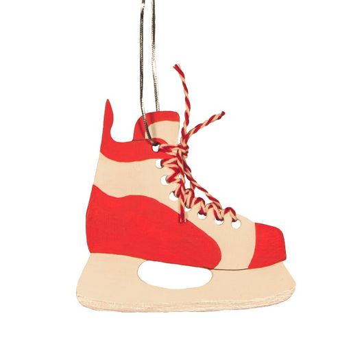 Елочная игрушка ручной работы - Хоккейный конек - Idh фото 2