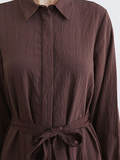 Ku?akl? Modal Kar???ml? G?mlek Elbise