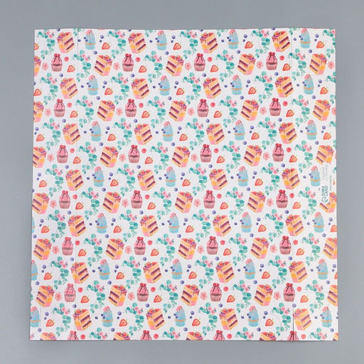 Цена за 5 шт. Коробка под торт Сладости, 31 х 31 х 15 см - Дарите счастье фото 6