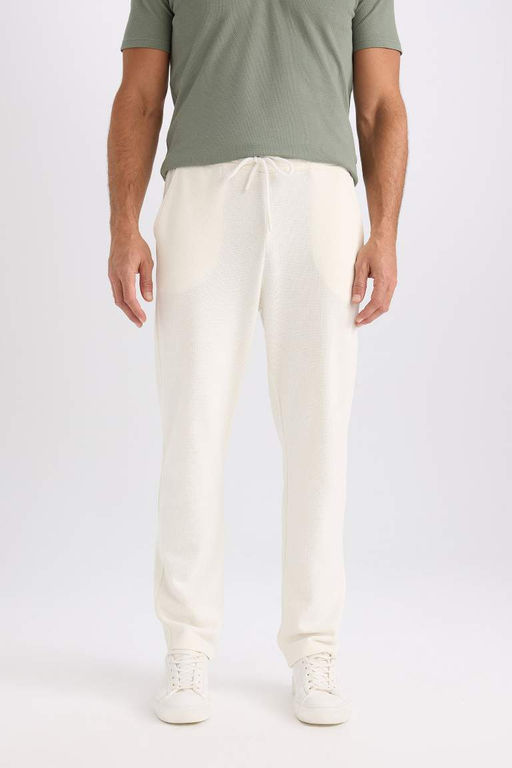 Спортивные штаны стандартного кроя с кружевом на талии и карманами - Defacto фото 4