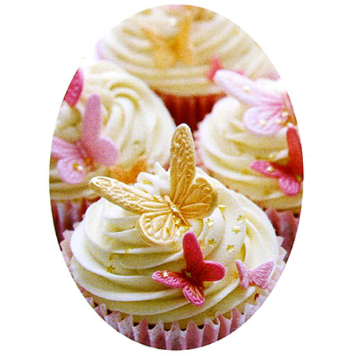 Кондитерский трафарет пластмассовый для украшения торта Бабочки набор 3 шт: 5,5х5см h0,7см; 8,5х7,5см h0,7см; 10,5х9,5см h0,7см, в блистере (Китай) - Домашняя мода фото 5