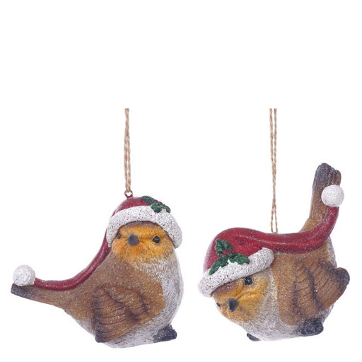 Фигурка декоративная подвесная "Птичка", L9 W5 H8 см, 2в.