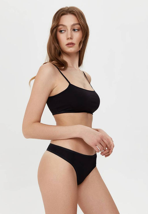 CONTE Трусы стринг BASIC COLLECTION LST 2000 (в коробке) black - Conte elegant фото 3