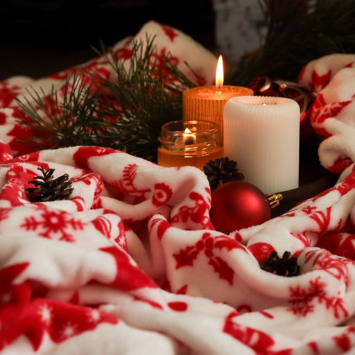 Плед LoveLife. Новогодний узор, 200?220 см, велсофт, пл. 280 г/м?