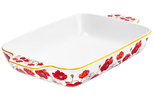 Шубница 1,7 л 32.5*19.5*5.5 cм Маки фарфор NEW BONE CHINA - Elan gallery фото 5