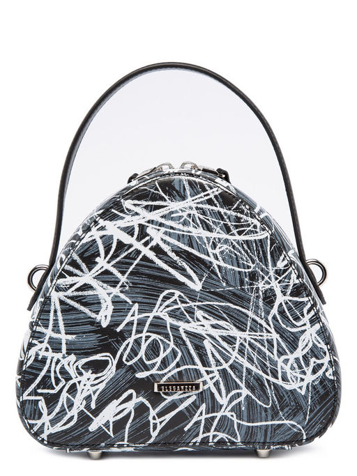 Сумка ELEGANZZA Z9644-7571 black/white  фото 4