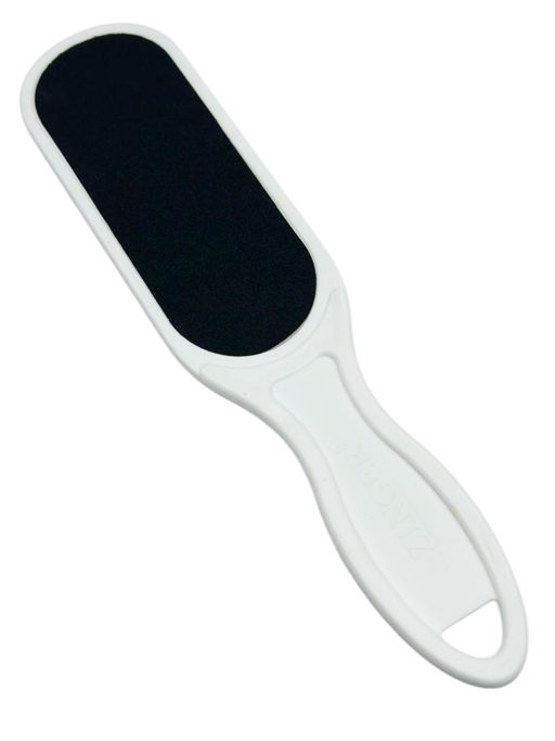 Zinger Тёрка педикюрная двусторонняя абразивная / Classic RA-66, 100/180 грит, белый  фото 2