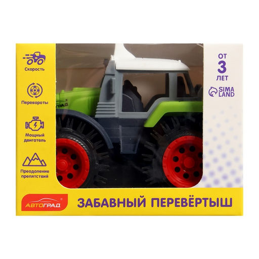 Трактор-перёвертыш Хозяин фермы, работает от батареек, цвет зелёный - АвтоГрад фото 14