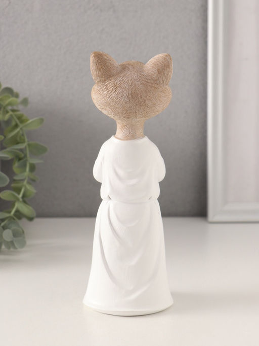 Фигурка полистоун «Кот-мастер карате», 6.5×6.5×18.5 см