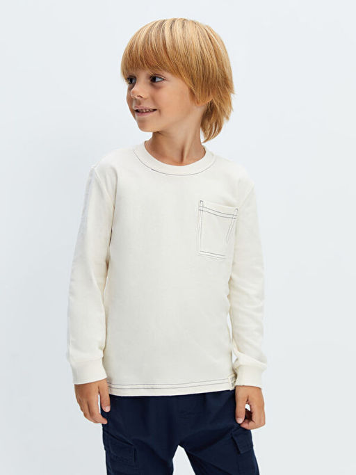 Bisiklet Yaka Basic Erkek ?ocuk Ti??rt