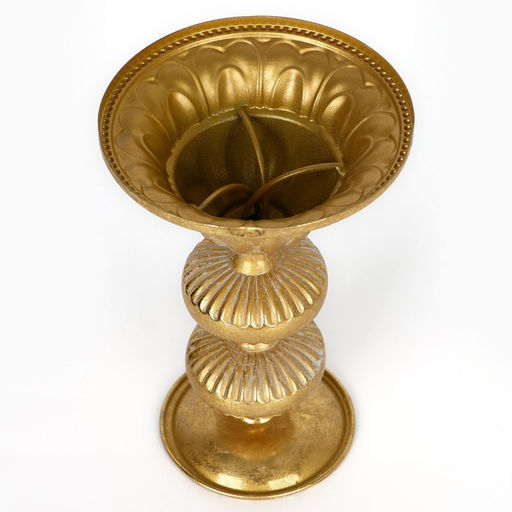 Подсвечник металл «Ярусы» для одной свечи 16×16×25 см