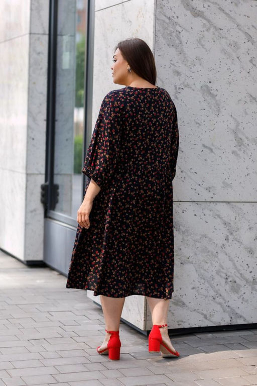 Платье Luxury Moda 1439 темно-синий