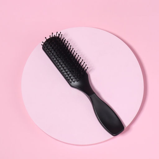 Цена за 2 шт. Расчёска массажная, 3.5×16.5(±1) см, чёрная