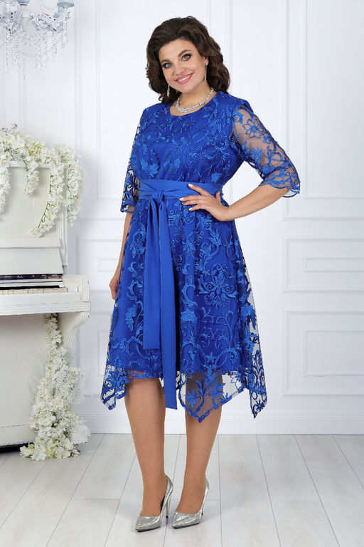 Платье Ninele 7431-Р темно-синий - Mira fashion фото 537