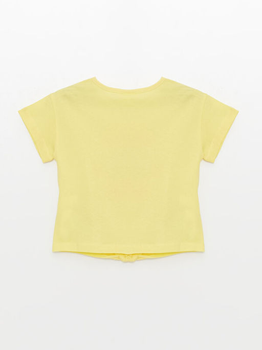 Bisiklet Yaka K?sa Kollu K?z Bebek Ti??rt - Waikiki фото 2