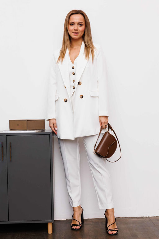 Костюм AURA 9218-176 молочный  фото 2