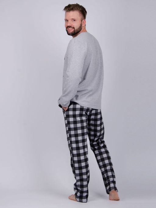 Пижама Хакер, футер начес - Малина фото 5