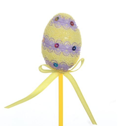 Изделие декоративное (вставка) Яйцо пасхальное (4*6), набор из 2-х шт., L12 W4 H30 см - Remeco фото 2