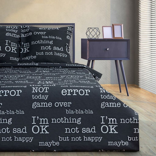 Постельное бельё Этель Евро I'm OK 200*217 см,220х240 см,70х70 см -2 шт,бязь 125 г/м2  фото 8