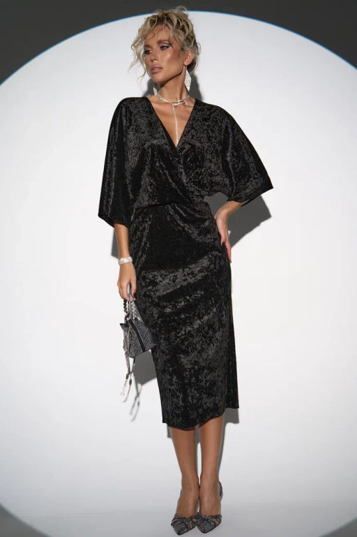 Платье Нимфа (чёрный) - Эльза фото 14