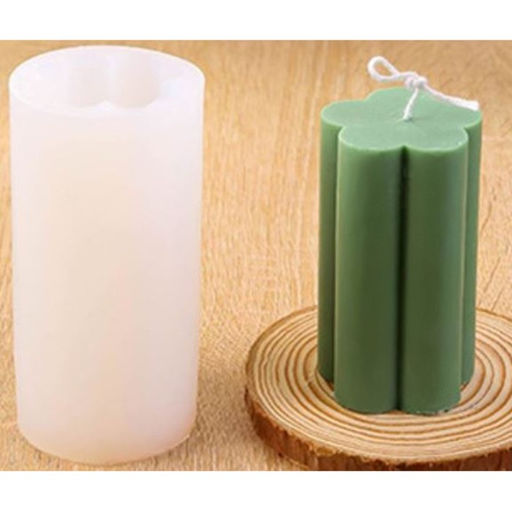 Молд силикононовый «Пятилистник. Столбик» 6,3 х 10 см