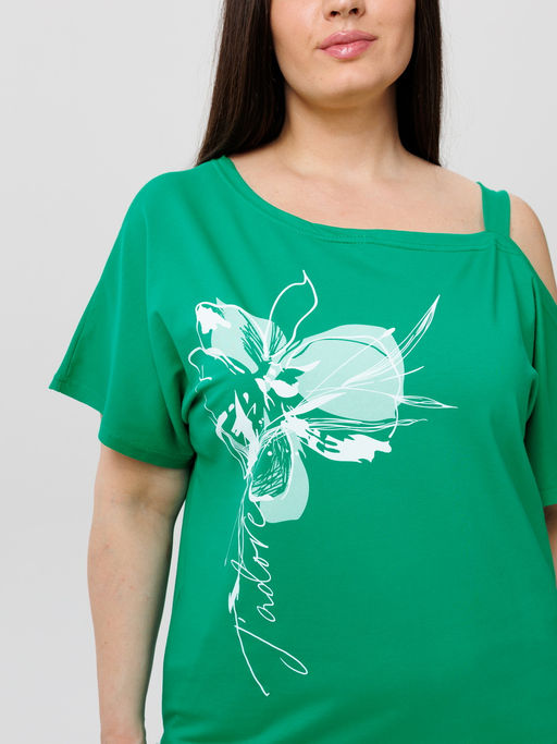 Костюм женский К-237 (кулирка с лайкрой) Чёрная - Elenatex фото 13