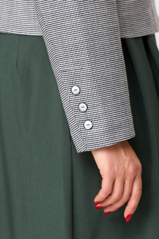 Костюм Aira Style 2417А Серо-зеленый