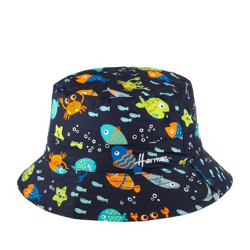 Детская панама HERMAN арт. BUCKET 024 (синий)