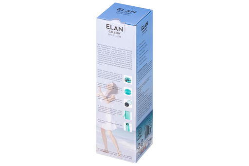 Бутылка для воды 500 мл 6,5*6,5*23 см "Style Matte" с углублениями д/пальцев, аквамарин