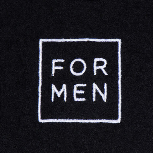 Полотенце махровое «Этель» For men, 35×50±5 см, хлопок 100%, чёрное