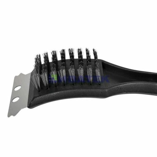 Абразивная щетка ZDV-4 для очистки барбекю 20см нерж.сталь, пластик. ручка арт.999644 /Mallony/ фото 3