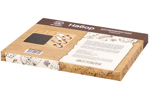 Набор 5 пр. для сервировки сыра 28*23*2 см - Elan gallery фото 11