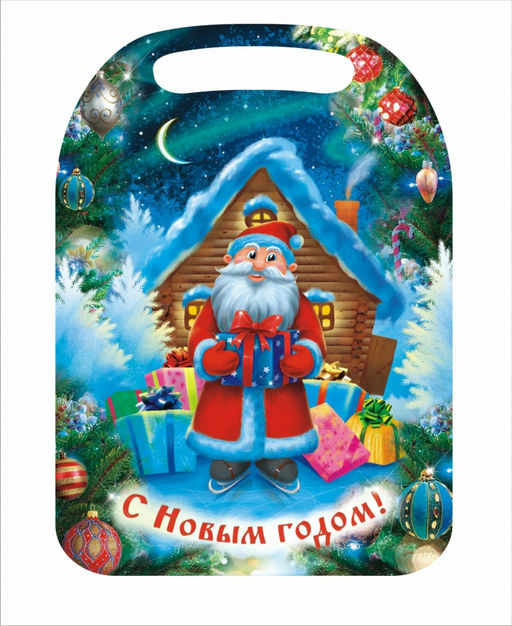 Доска разделочная НОВЫЙ ГОД с литографией ассорт., арт.К-258/259/261/263/266/267/189/190/219/224-227