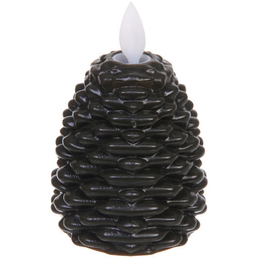 Цена за 4 шт. Сувенир подсветкой "Свеча - Шишка" 5*10 см,