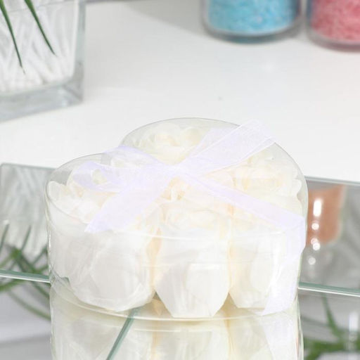 Мыльные розочки, белые, набор 9 шт. - Simaland фото 5