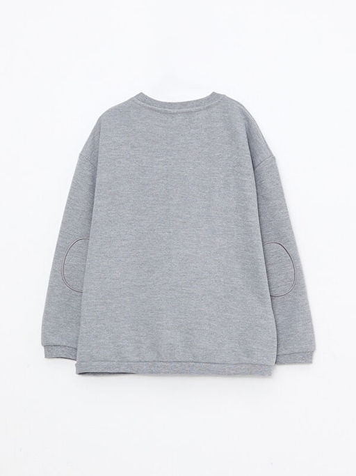 Rahat Kal?p Bisiklet Yaka Nak?? Detayl? Erkek ?ocuk Ti??rt - Waikiki фото 2