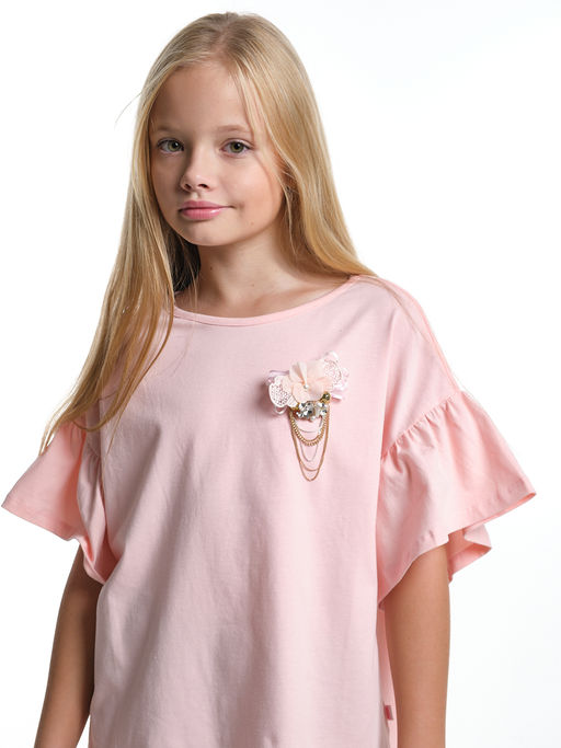 Брошь PR3919 розовый - Mini maxi фото 4