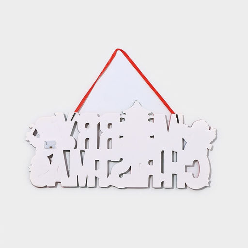 Новогоднее светящиеся украшение настенное Merry Christmas, подвеска, 19?41 см