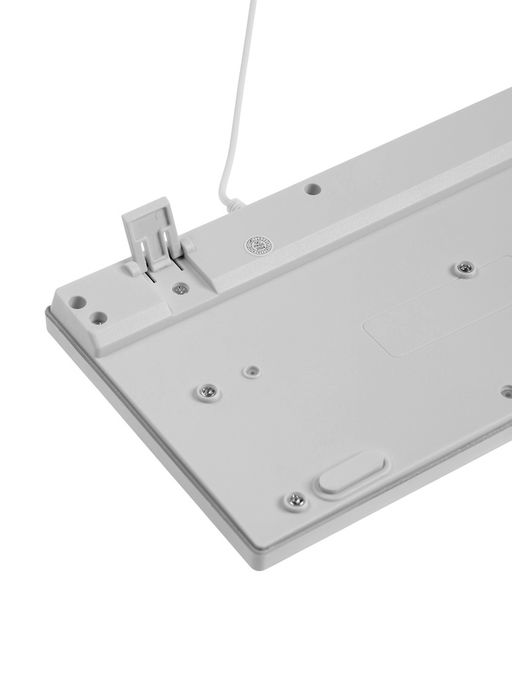 Клавиатура Smartbuy ONE 250, проводная, мембранная, 104 клавиши, USB, с подсветкой, белая