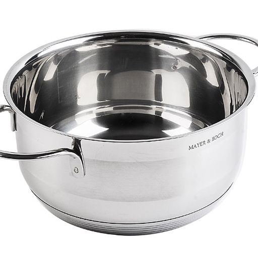 30972 Кастрюля с крышкой 1,4 л 16см нерж/ст MB (х8) - Mayer&boch фото 3