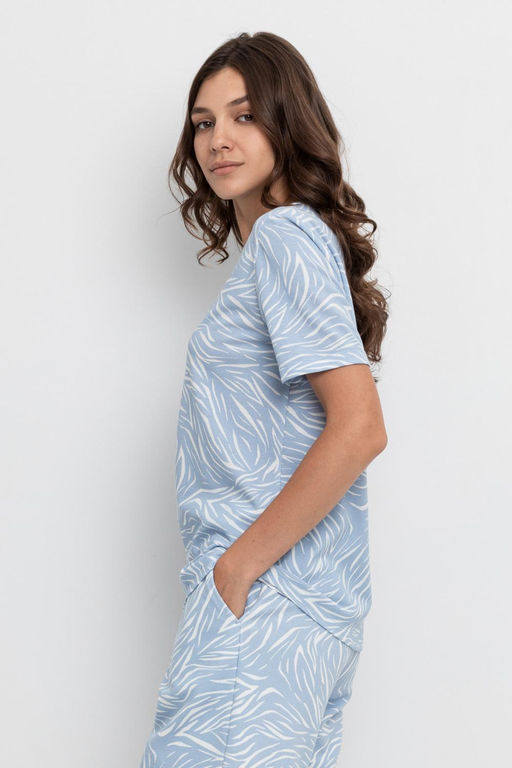 VERY NEAT _ ЕВТ 3226/голубой,пробуждение фуфайка жен