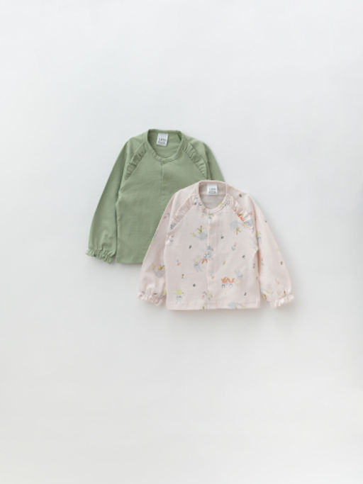 Кофта ясельная для девочки, бел/роз - Lesi kids фото 25