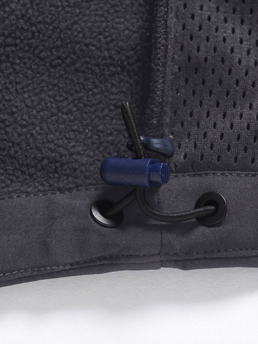 Ветровка мужская софтшелл виндстоппер с капюшоном спортивная темно-серого цвета 9615_1TC