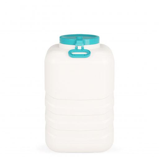 Канистра-бочка с навесными ручками "Волна" 80л М7140