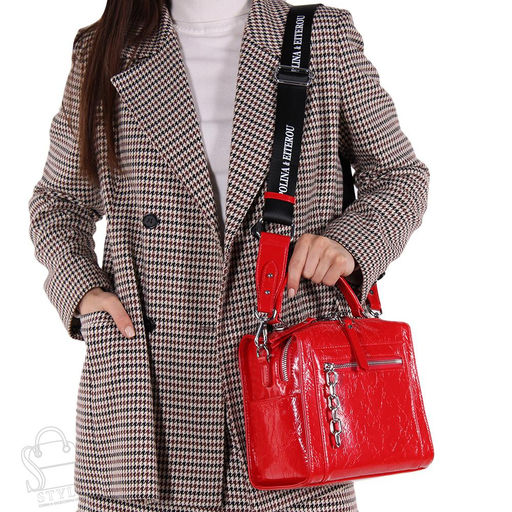 Сумка женская кожаная 965TH red Polina&Eiterou  фото 2
