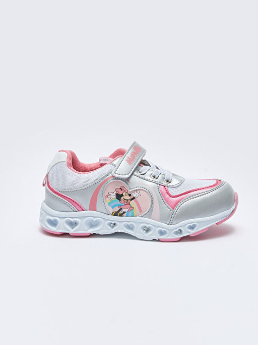 Minnie Mouse Lisansl? Ba?c?k ve C?rt C?rtl? K?z ?ocuk Spor Ayakkab? - Waikiki фото 2