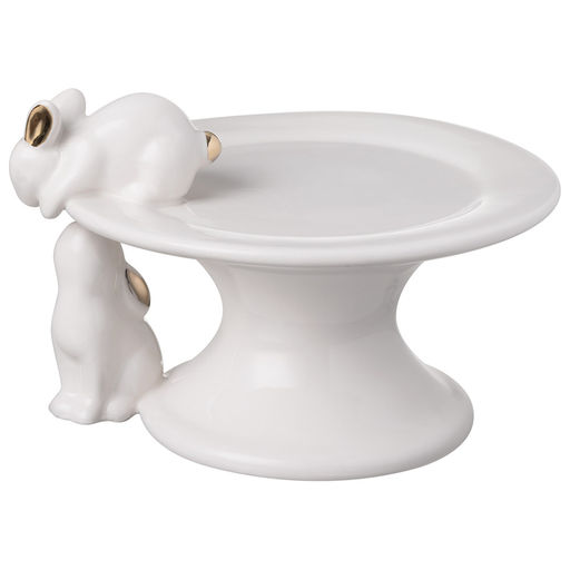 БЛЮДО НА НОЖКЕ 16.8*14.5*10.5 СМ